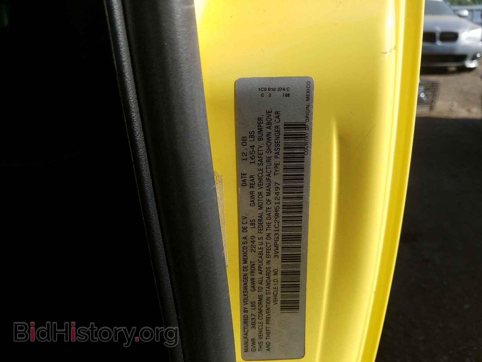 2009 VOLKSWAGEN BEETLE - VIN: 3VWPG31C29M512497 - Фото 10