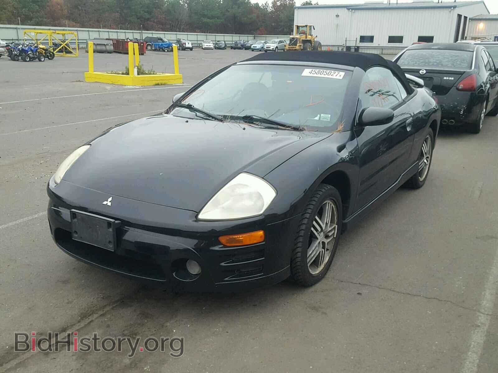2003 MITSUBISHI ECLIPSE - VIN: 4A3AE75H73E018111 - Фото 2