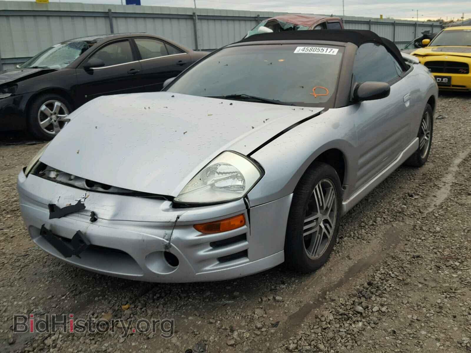2003 MITSUBISHI ECLIPSE - VIN: 4A3AE75H13E205652 - Фото 2