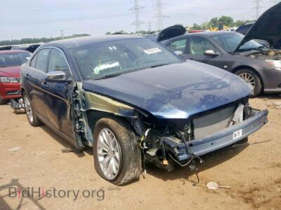 2017 Ford TAURUS Taurus LIM, синий — VIN 1FAHP2F81HG114430, Copart