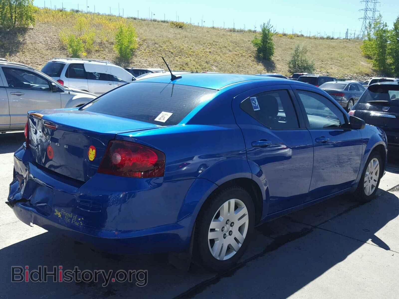 2014 DODGE AVENGER - VIN: 1C3CDZAB6EN138355 - Фото 4