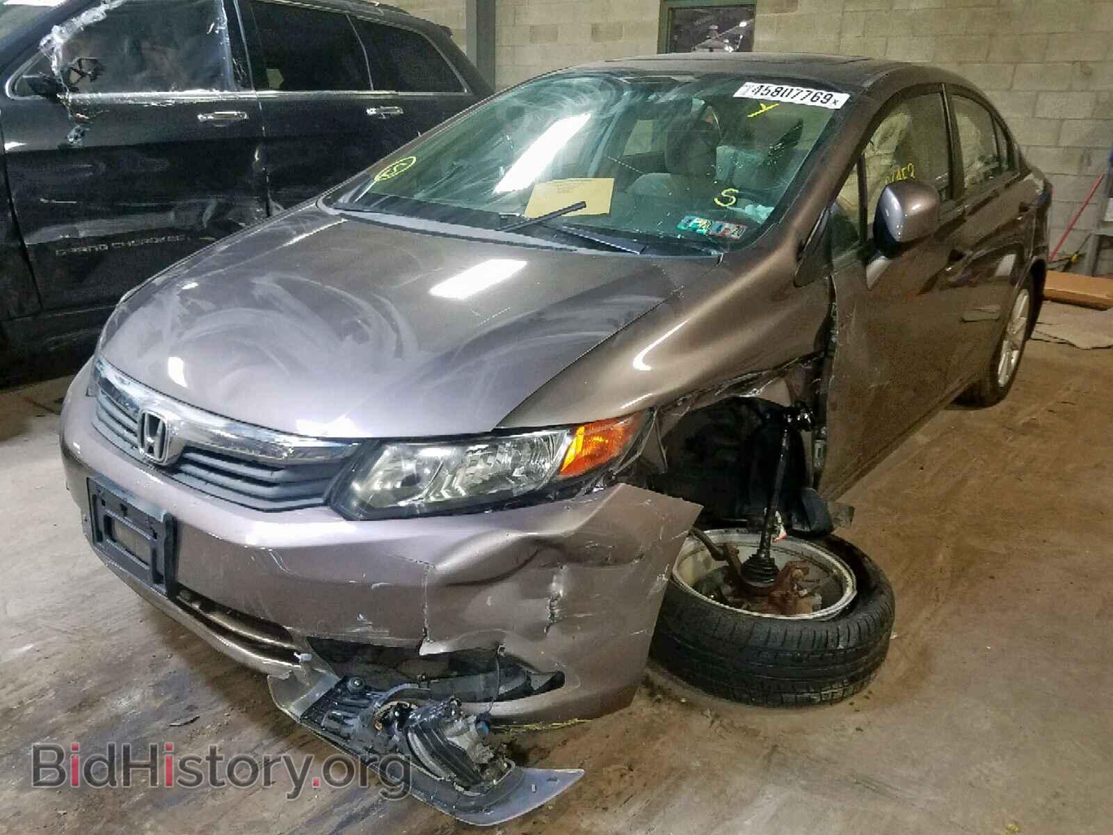 2012 HONDA CIVIC - VIN: 2HGFB2F84CH591836 - Фото 2
