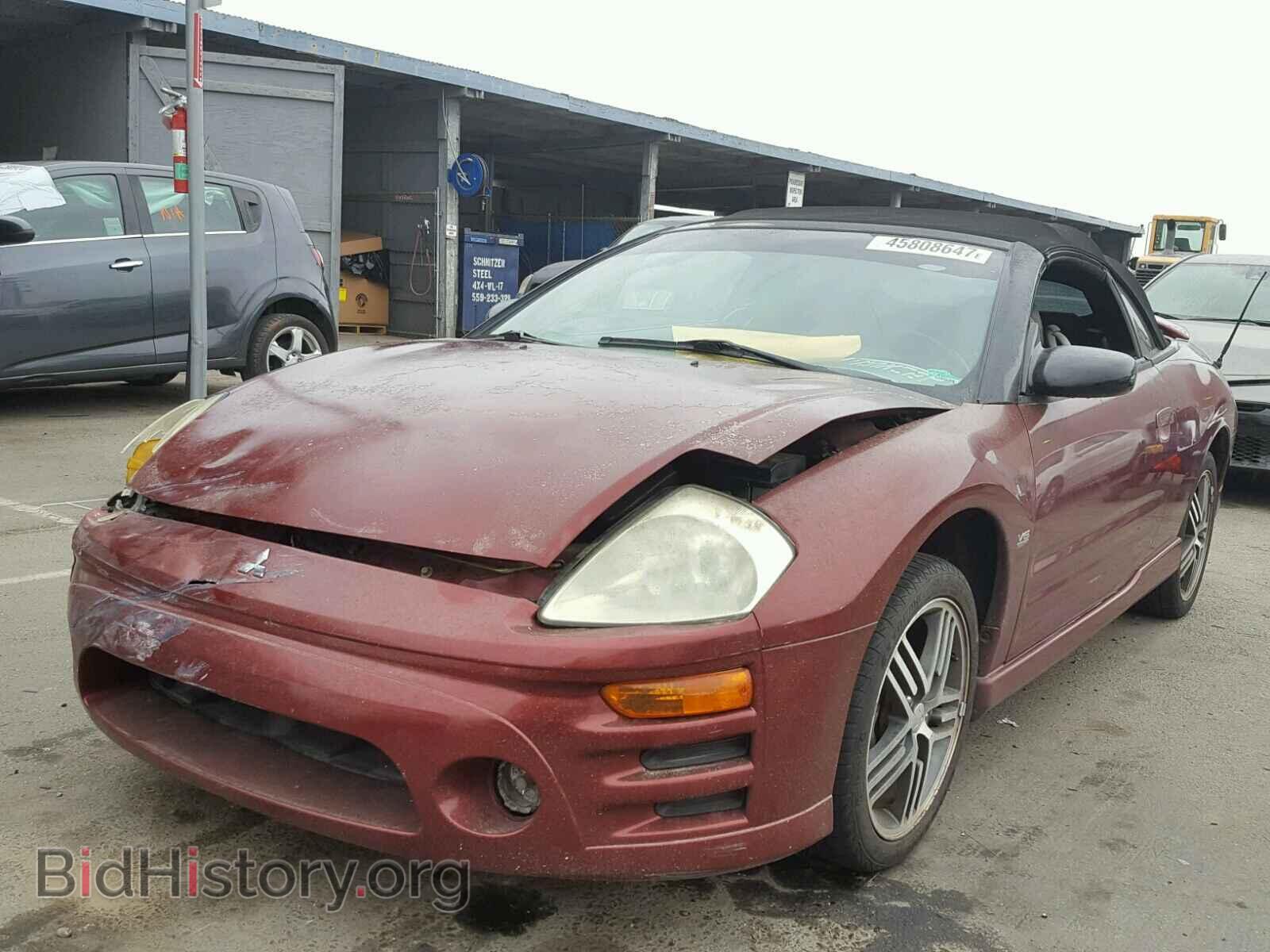 2003 MITSUBISHI ECLIPSE - VIN: 4A3AE75H63E175516 - Фото 2