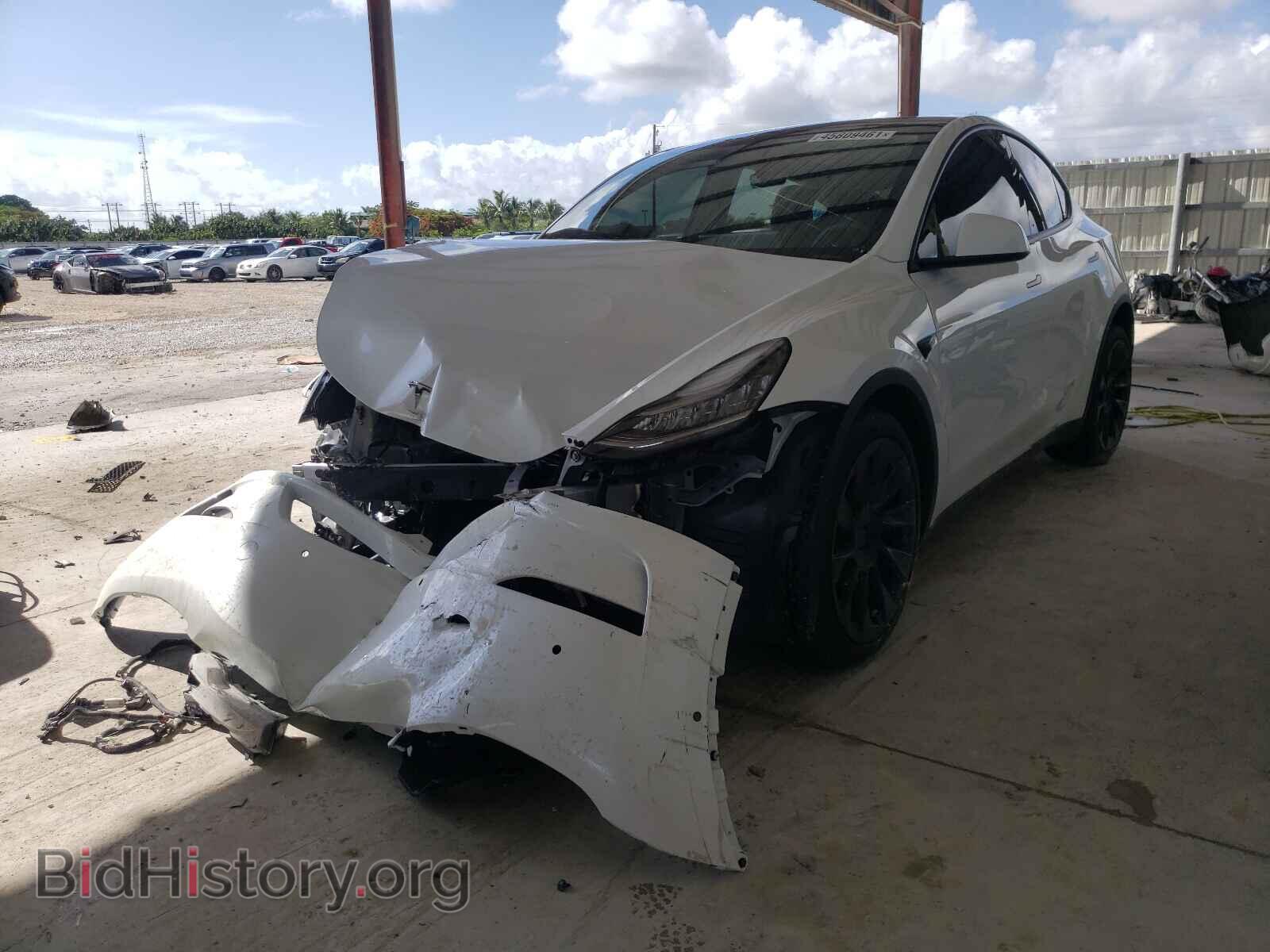 2021 TESLA MODEL Y - VIN: 5YJYGDEE9MF079721 - Photo 2