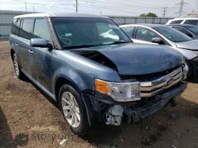 2010 Ford FLEX Flex SEL, синий — VIN 2FMGK5CC1ABA98303, Copart