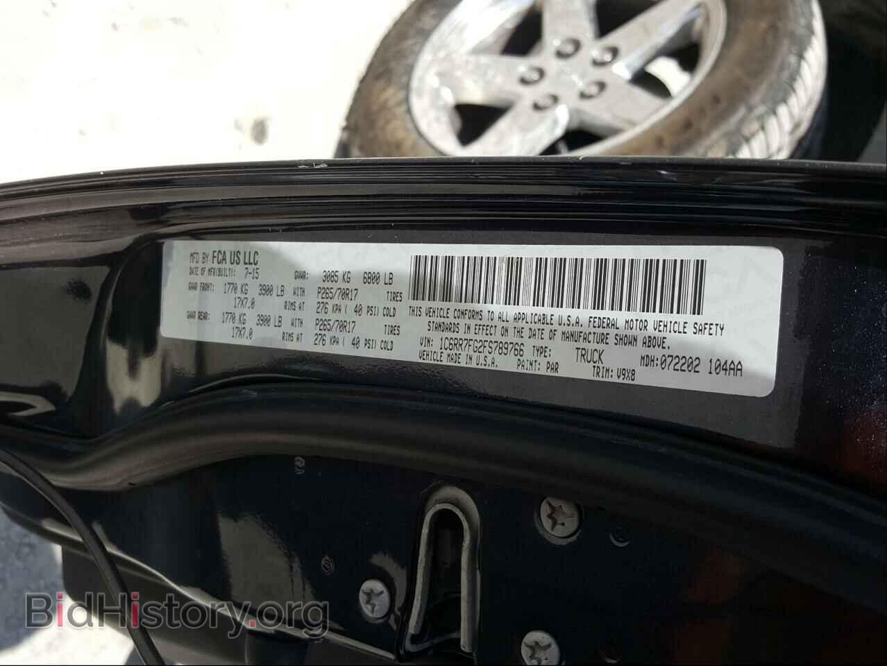 2015 RAM 1500 - VIN: 1C6RR7FG2FS789766 - Фото 10