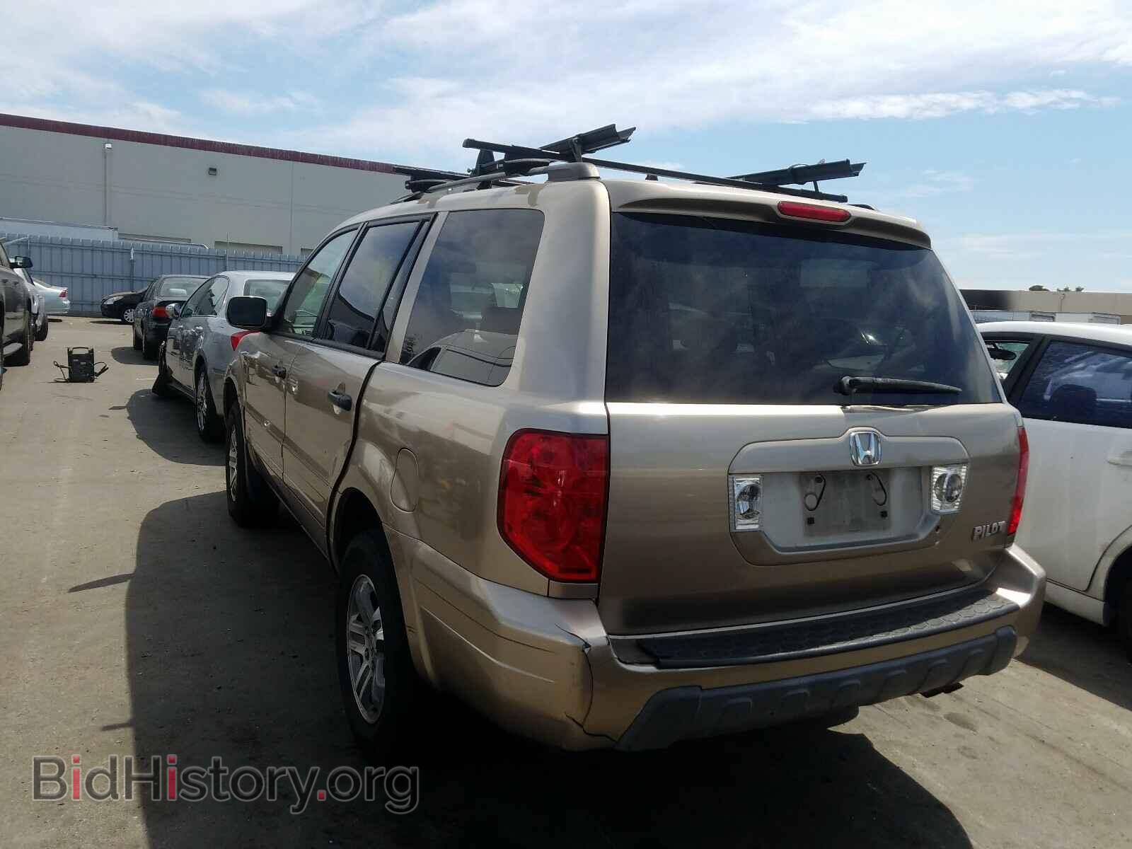2005 HONDA PILOT - VIN: 5FNYF18505B043947 - Фото 3