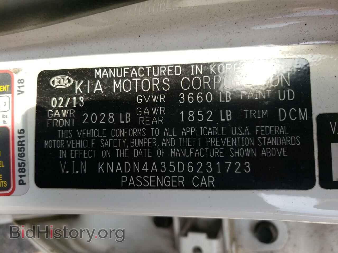 2013 KIA RIO - VIN: KNADN4A35D6231723 - Photo 10