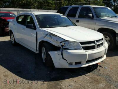 2010 Dodge AVENGER, white — VIN 1B3CC4FB8AN182542, Copart