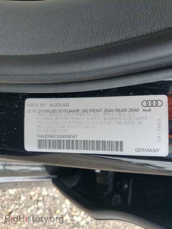 2016 AUDI A6 - VIN: WAUDFAFC3GN008367 - Фото 10