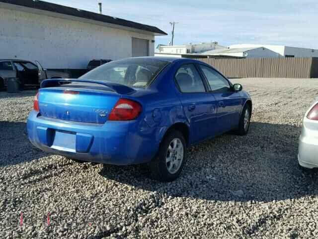 2004 DODGE NEON - VIN: 1B3ES56C54D573782 - Фото 4