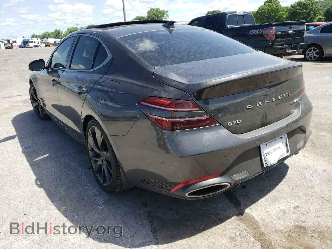 2022 GENESIS G70 BASE - VIN: KMTG54TE4NU100330 - Фото 3