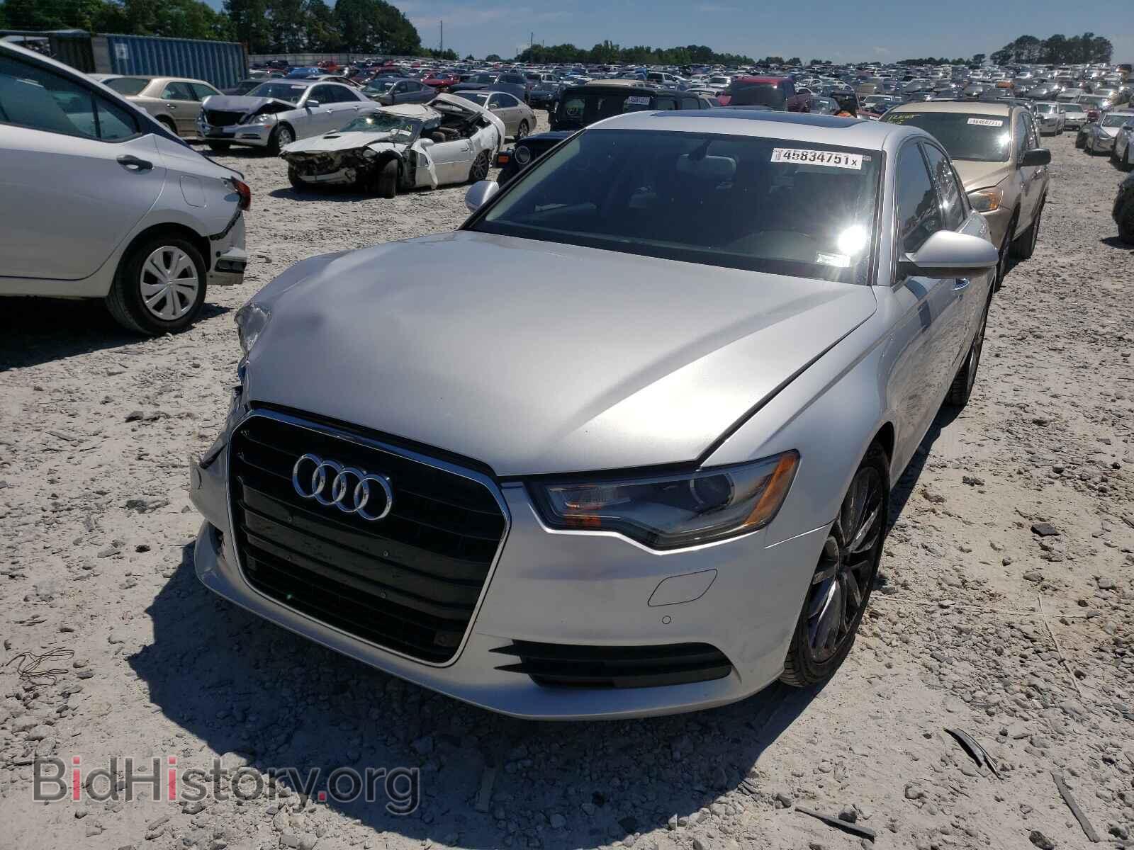 2013 AUDI A6 - VIN: WAUGFAFC4DN152275 - Фото 2