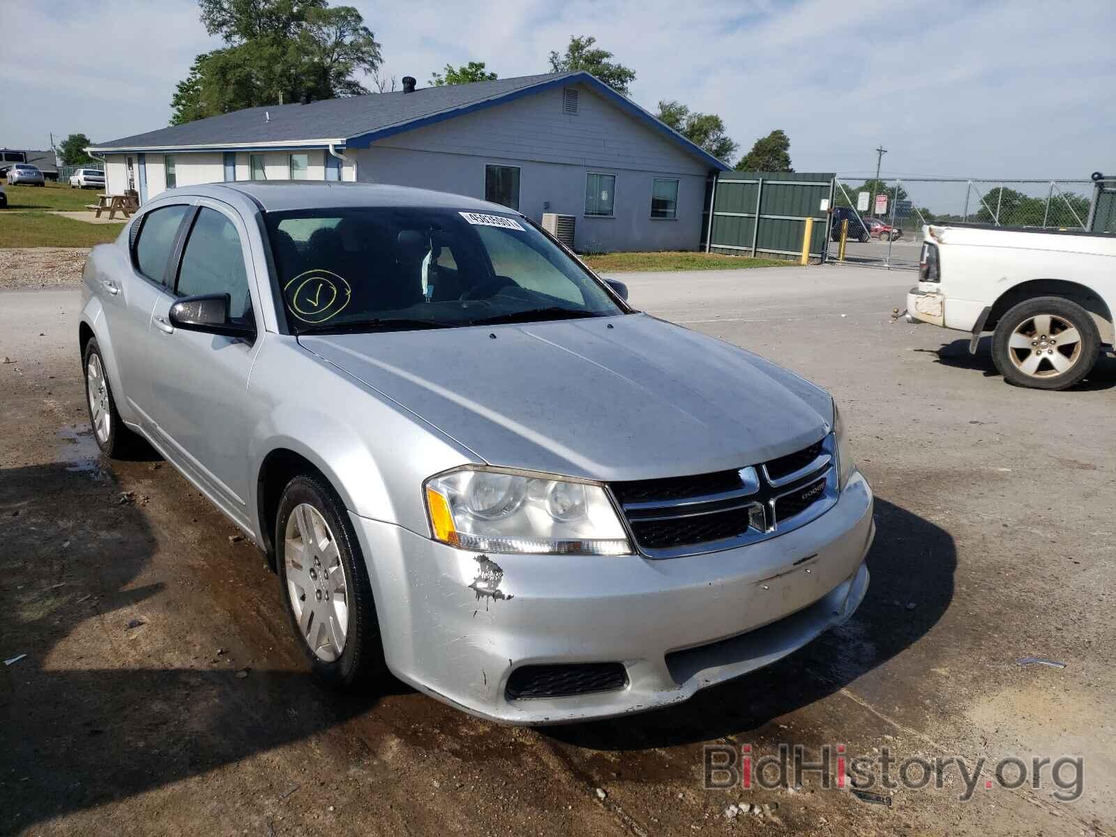 Фотография 1C3CDZAB9CN285363 - DODGE AVENGER 2012