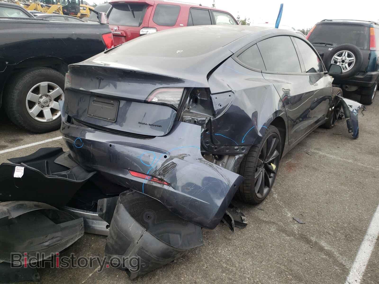 2020 TESLA MODEL 3 - VIN: 5YJ3E1EC0LF642070 - Фото 4