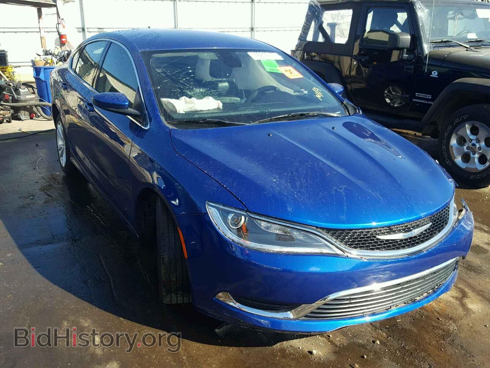 Фотография 1C3CCCAB7GN107246 - CHRYSLER 200 2016
