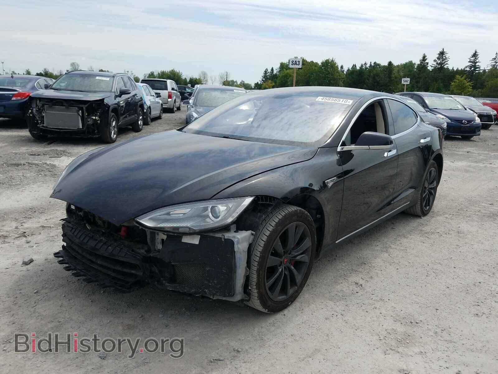 2014 TESLA MODEL S - VIN: 5YJSA1H14EFP34691 - Photo 2