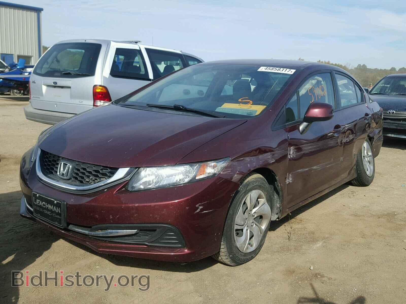 2013 HONDA CIVIC - VIN: 19XFB2F51DE042936 - Фото 2
