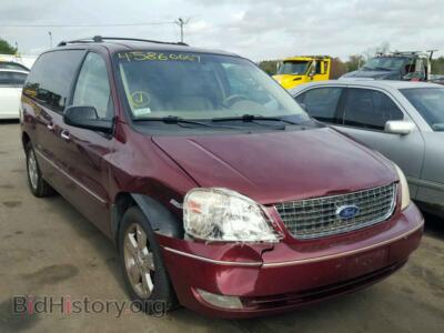 2006 Ford FREESTAR Freestar L, maroon — VIN 2FMDA58236BA05231, Copart