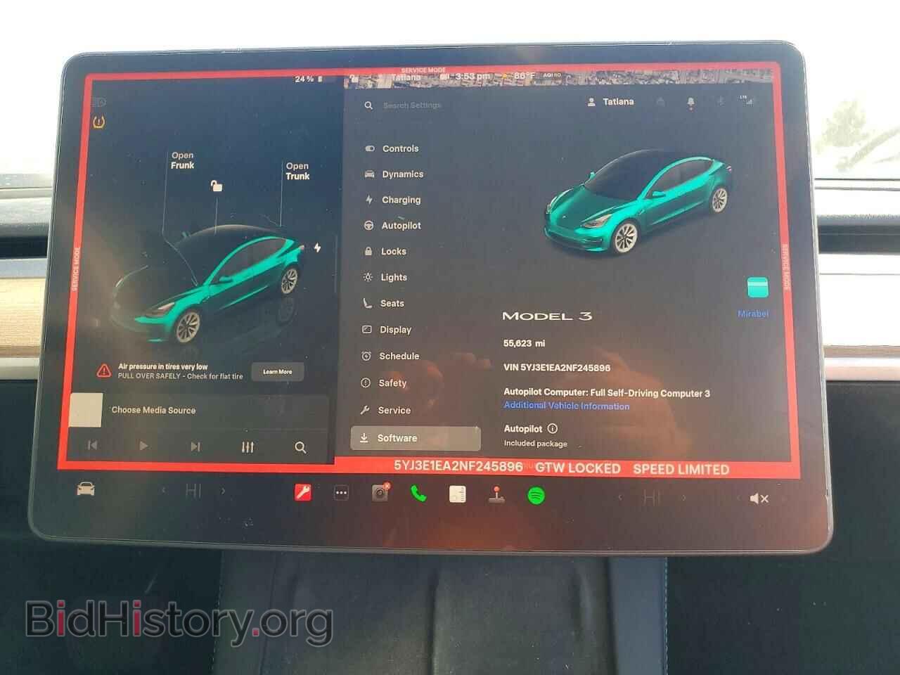 2022 TESLA MODEL 3 - VIN: 5YJ3E1EA2NF245896 - Photo 9
