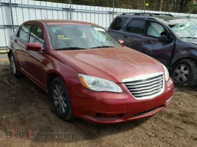 2011 Chrysler 200 200 Tourin, red — VIN 1C3BC1FG9BN533128, Copart
