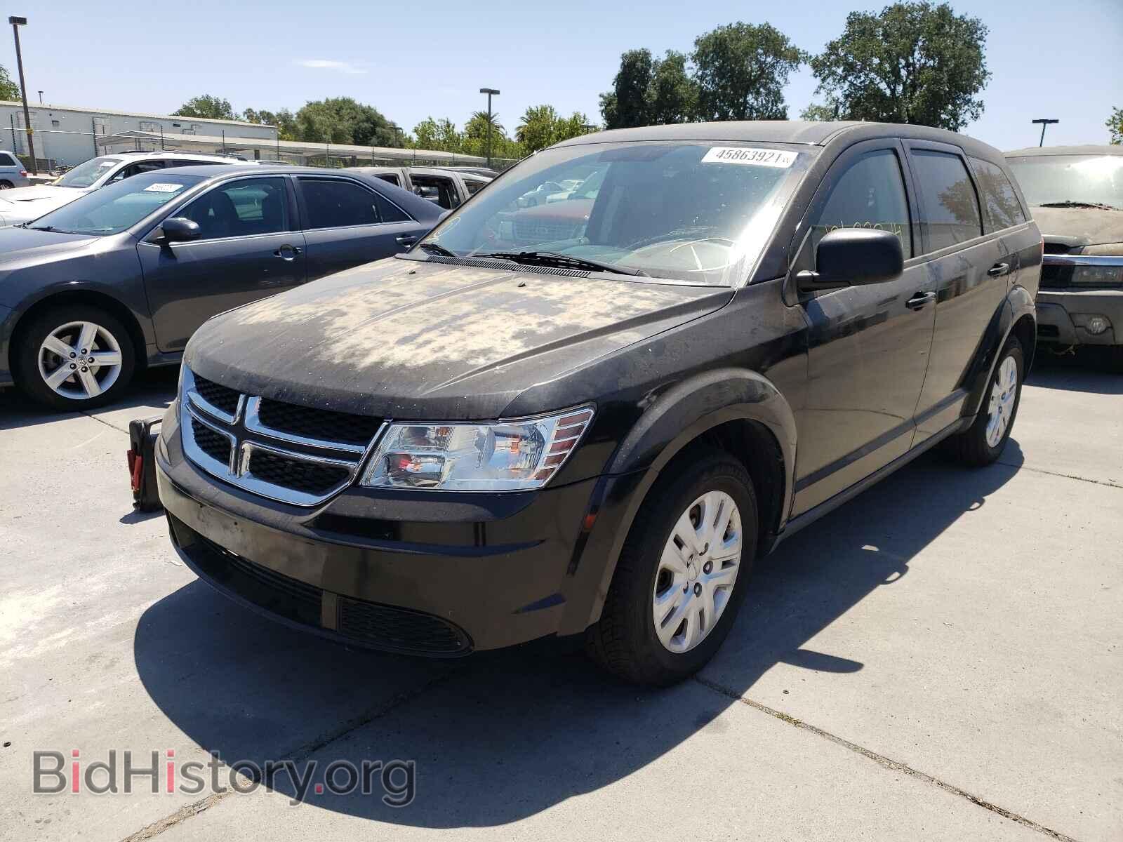 2014 DODGE JOURNEY - VIN: 3C4PDCAB3ET182159 - Фото 2