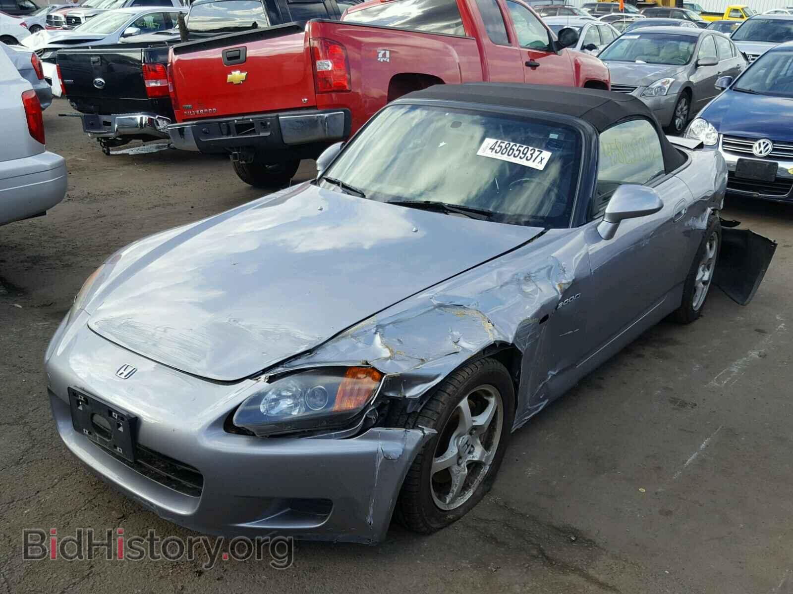 2001 HONDA S2000 - VIN: JHMAP11471T000910 - Фото 2