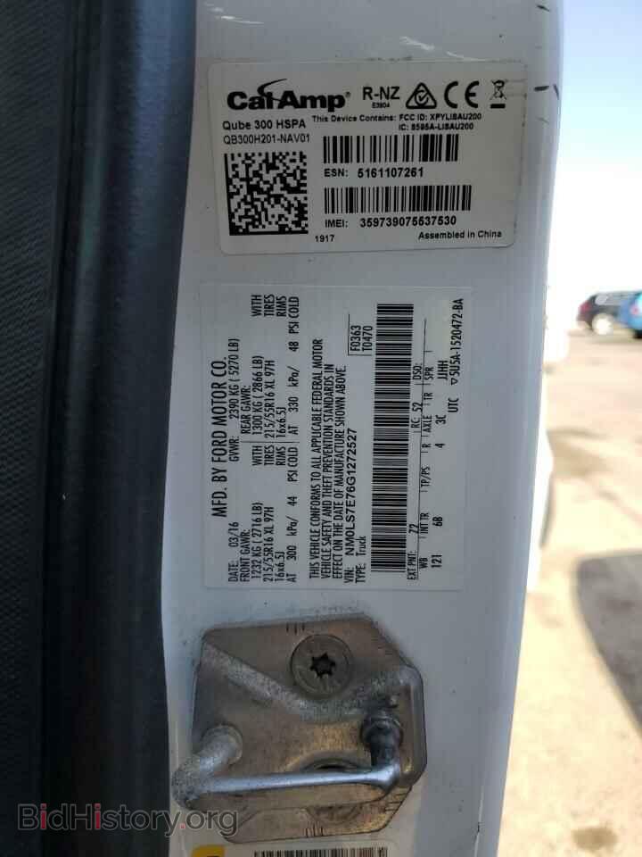 2016 FORD TRANSIT - VIN: NM0LS7E76G1272527 - Фото 13