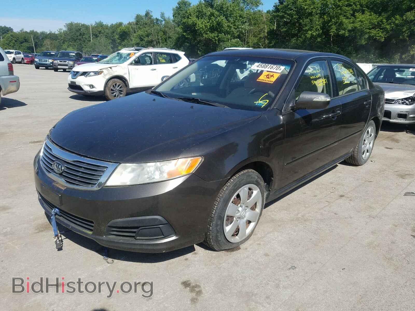 2009 KIA OPTIMA - VIN: KNAGE228195289529 - Фото 2