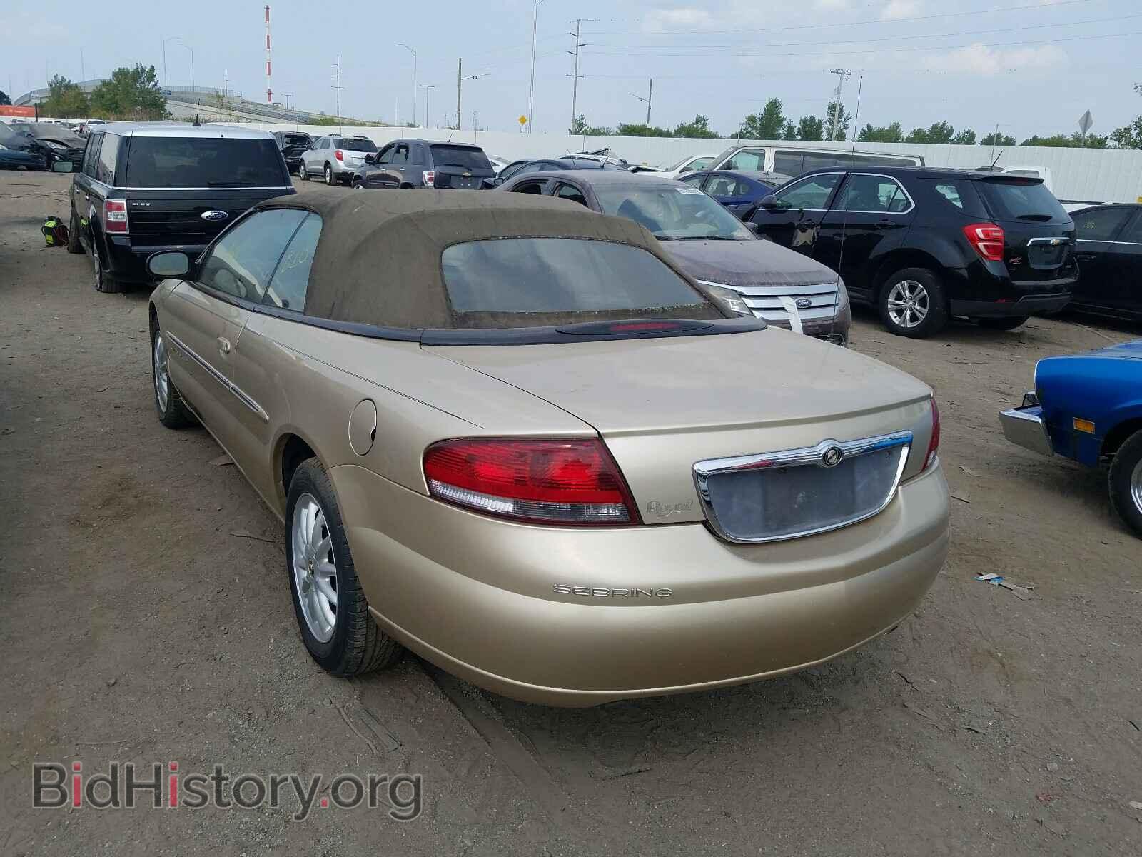 2001 CHRYSLER SEBRING - VIN: 1C3EL55U41N641179 - Фото 3
