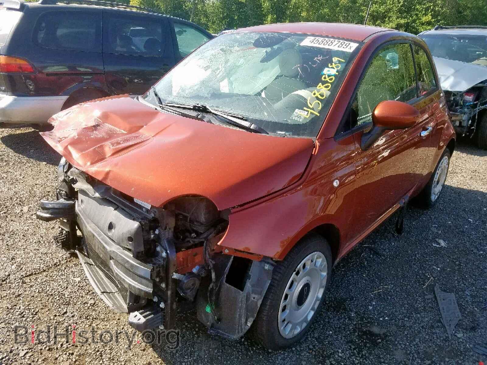 2014 FIAT 500 - VIN: 3C3CFFAR3ET246745 - Фото 2