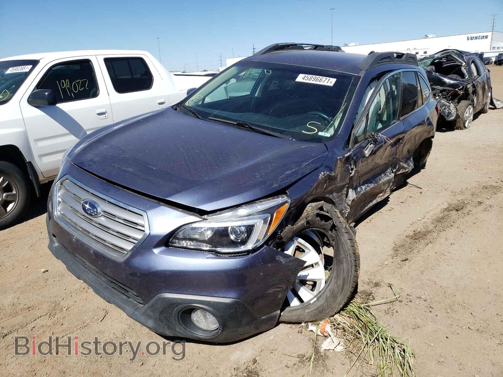 2017 SUBARU OUTBACK - VIN: 4S4BSAFC7H3402615 - Фото 2