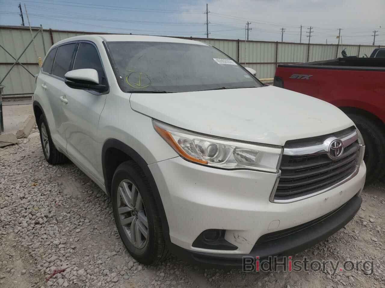 Photo 5TDZARFH5GS018992 - TOYOTA HIGHLANDER 2016