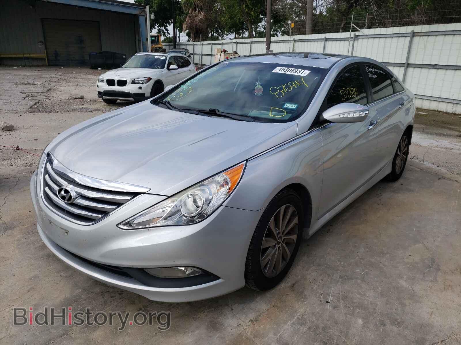 2014 HYUNDAI SONATA - VIN: 5NPEC4AB4EH872714 - Фото 2