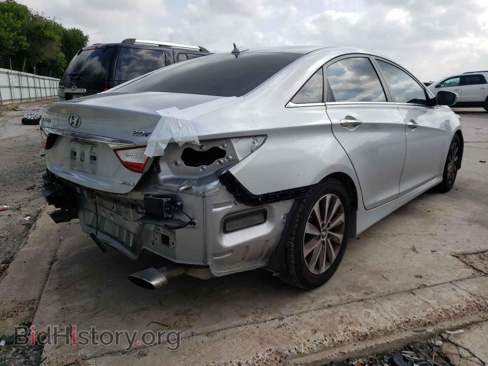 2014 HYUNDAI SONATA - VIN: 5NPEC4AB4EH872714 - Фото 4