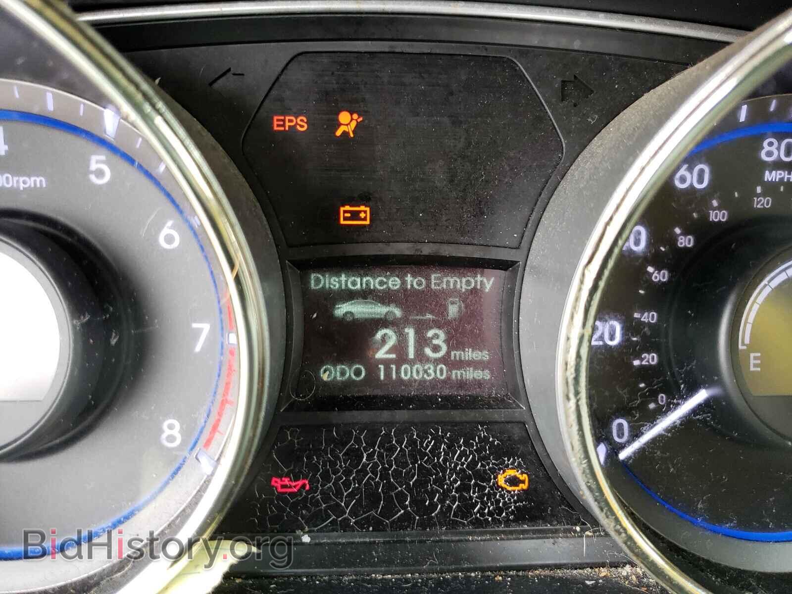 2012 HYUNDAI SONATA - VIN: 5NPEB4AC9CH343252 - Фото 8