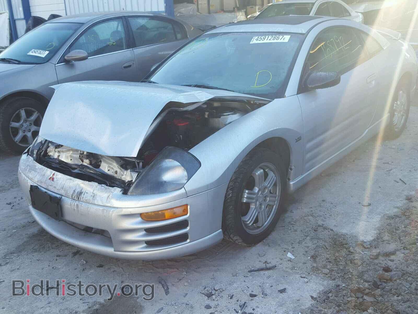 2001 MITSUBISHI ECLIPSE - VIN: 4A3AC84H41E221080 - Фото 2