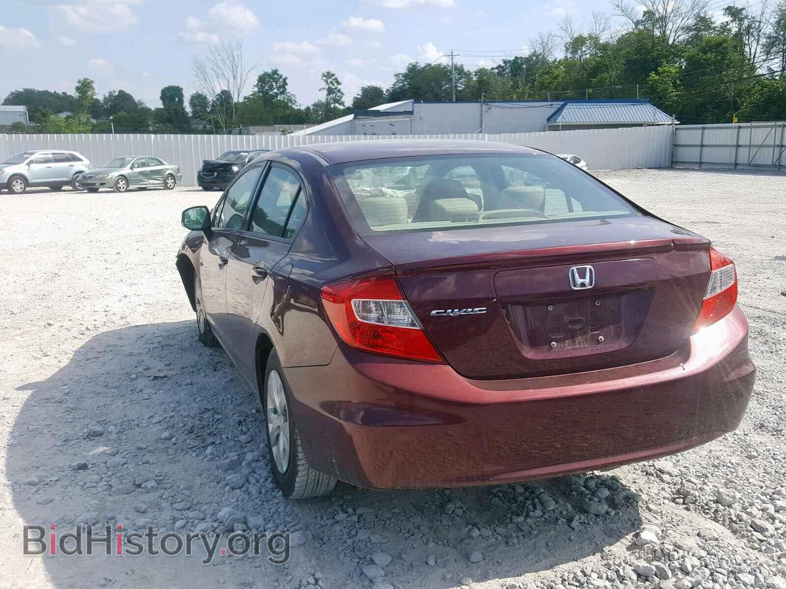 2012 HONDA CIVIC LX - VIN: 19XFB2F5XCE033005 - Фото 3