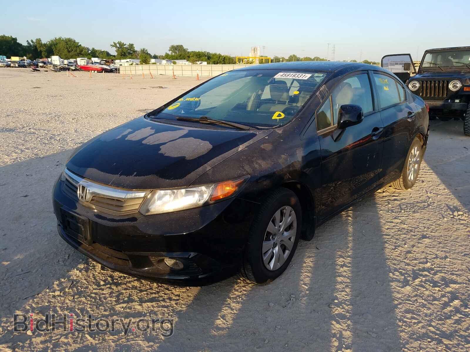 2012 HONDA CIVIC - VIN: 2HGFB2F59CH310832 - Photo 2
