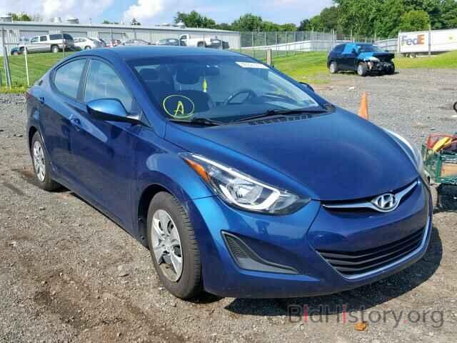 Фотография 5NPDH4AE9GH682160 - HYUNDAI ELANTRA 2016