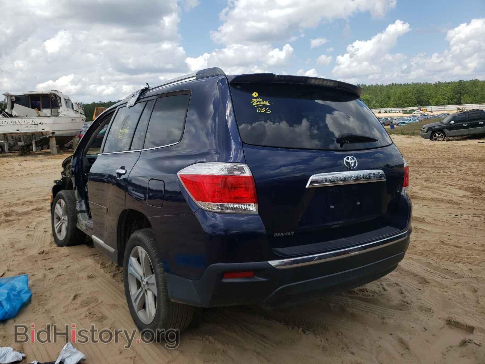 2013 TOYOTA HIGHLANDER - VIN: 5TDYK3EH8DS123268 - Фото 3