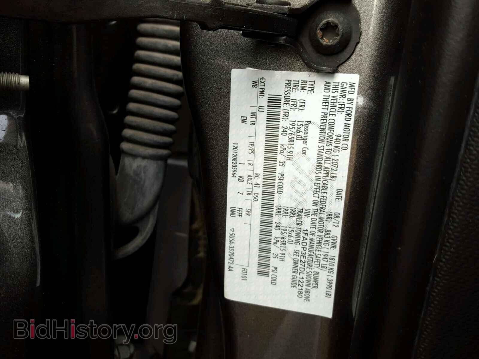 2013 FORD FOCUS - VIN: 1FADP3E27DL122180 - Photo 10