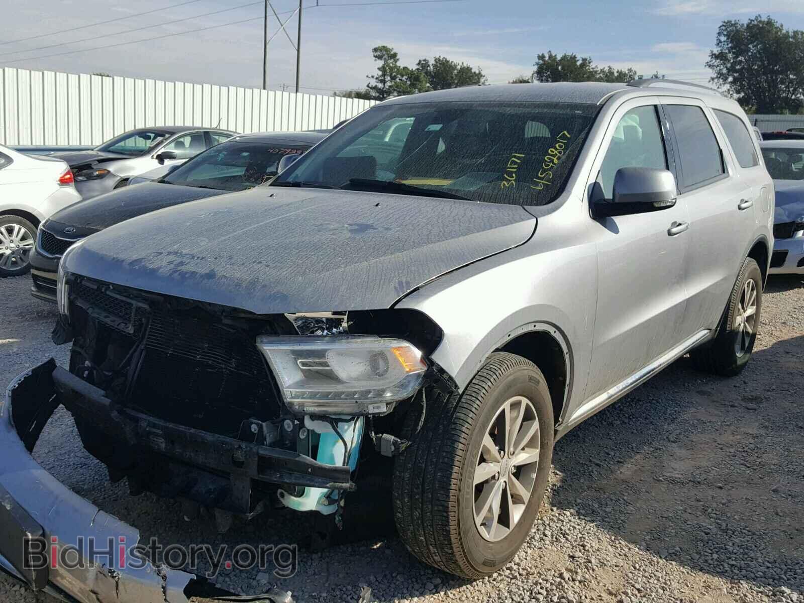 2016 DODGE DURANGO - VIN: 1C4RDHDG7GC361171 - Фото 2