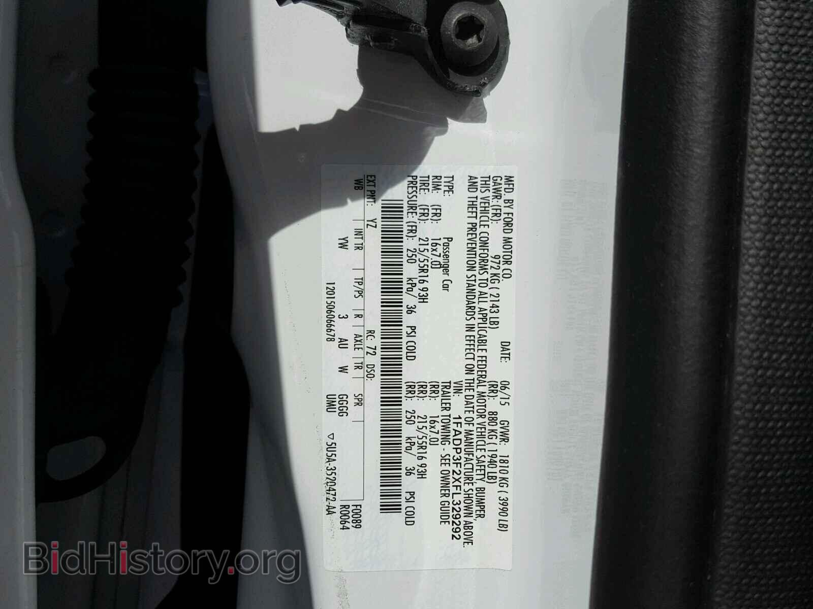 2015 FORD FOCUS - VIN: 1FADP3F2XFL329292 - Photo 10