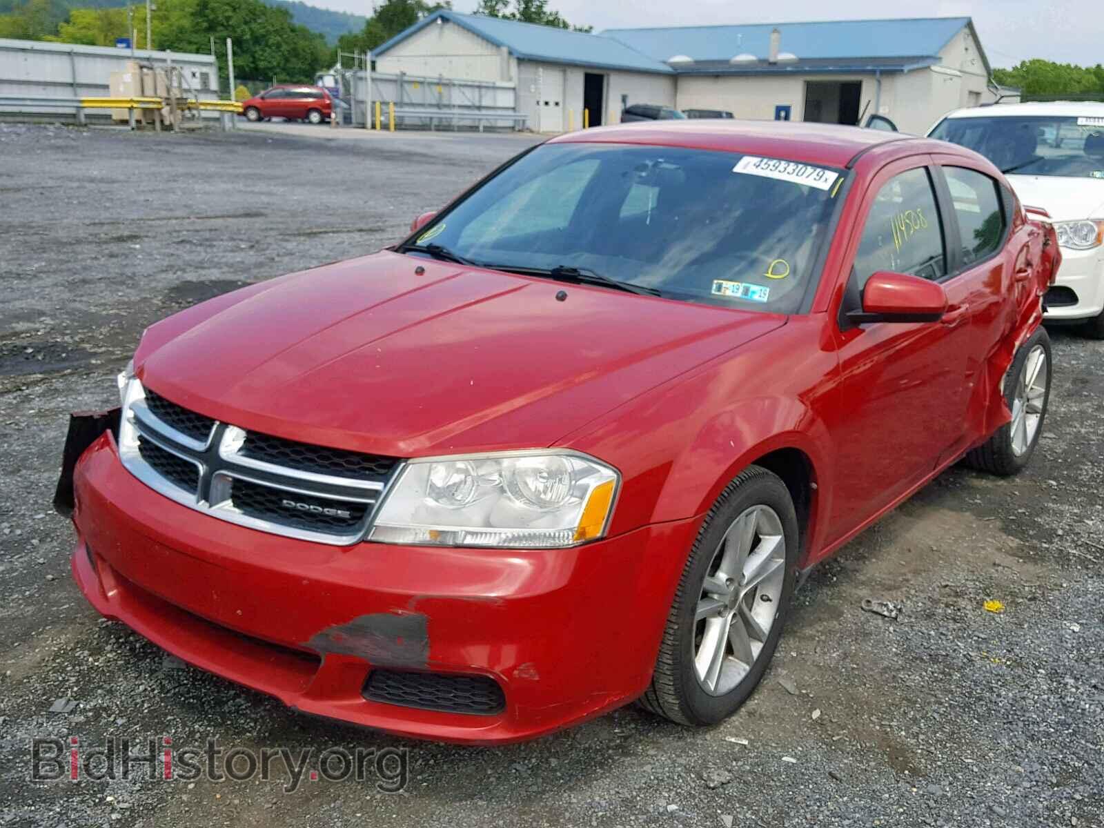 2012 DODGE AVENGER - VIN: 1C3CDZCB3CN190472 - Фото 2