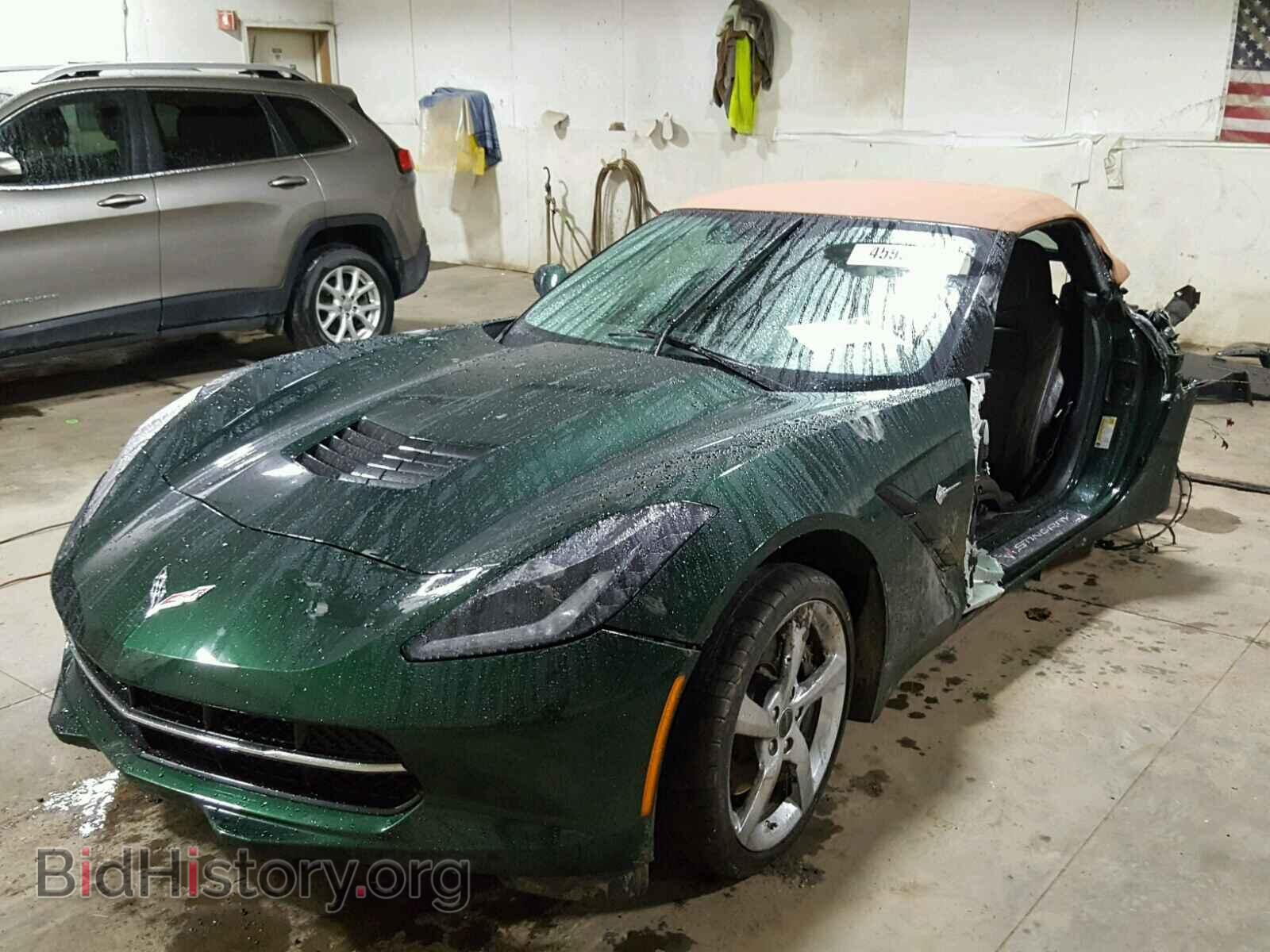 2014 CHEVROLET CORVETTE - VIN: 1G1YM3D79E5400450 - Фото 2