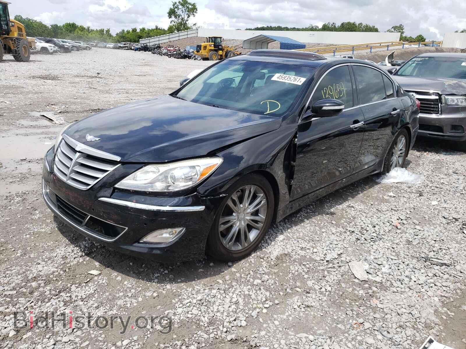 2012 HYUNDAI GENESIS - VIN: KMHGC4DD3CU160702 - Фото 2