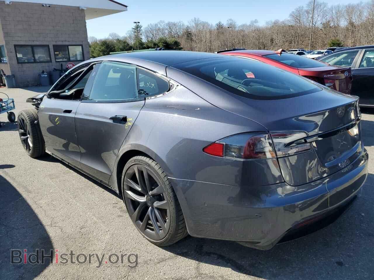 2021 TESLA MODEL S - VIN: 5YJSA1E5XMF436765 - Фото 2