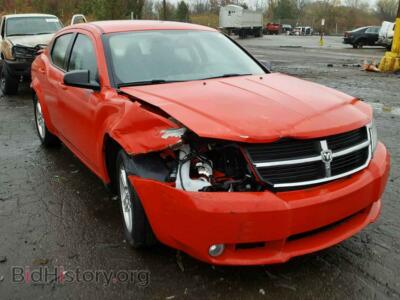 2009 Dodge AVENGER, красный — VIN 1B3LC56B09N523076, Copart