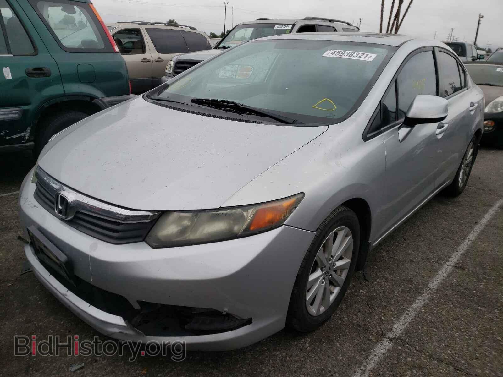 2012 HONDA CIVIC - VIN: 2HGFB2F81CH302623 - Фото 2